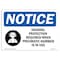 Signmission OSHA Sign, Hearing Protection With, 10in X 7in Decal, 7" W, 10" H, Portrait, OS-NS-D-710-V-13416 OS-NS-D-710-V-13416 - alternate 1